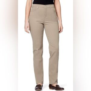 NWT Khaki Straight-Leg Pants Amanda